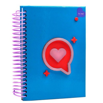 Neon Light Up Lined Journal Heart - More Than Magic™