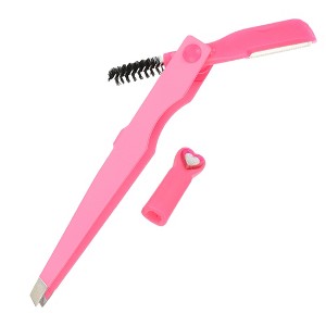 Unique Bargains Stainless Steel Portable 3 in1 Eyebrow Shaping Tool 1 Pc - 1 of 4