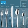 Amefa Moderno 20-Piece 18/10 Stainless Steel Flatware Set, High Gloss Mirror Finish, Silverware Set Service for 4, Rust Resistant Cutlery - 2 of 4