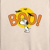 Women's - Peanuts - Boo Snoopy Lightweight French Terry Wide Neck Long Sleeve Shirt - 2 of 4
