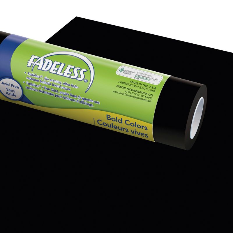 Fadeless Paper Roll, Black, 24 Inches x 60 Feet, 1 of 6