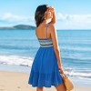 Women's Vibrant Orange Boho Mini Sundress - Cupshe - 3 of 4