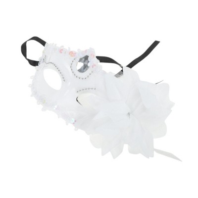 Unique Bargains Lily Princess Half Face Party Mask 1 Pc