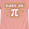 Girls' - Instant Message - Easy As Pi Fitted Short Sleeve Graphic T-Shirt - 2 of 4