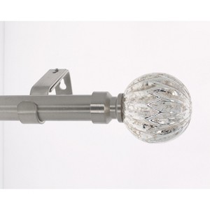 Urbanest Edward Glass Finial 1-inch Diameter Curtain Rod - 1 of 4