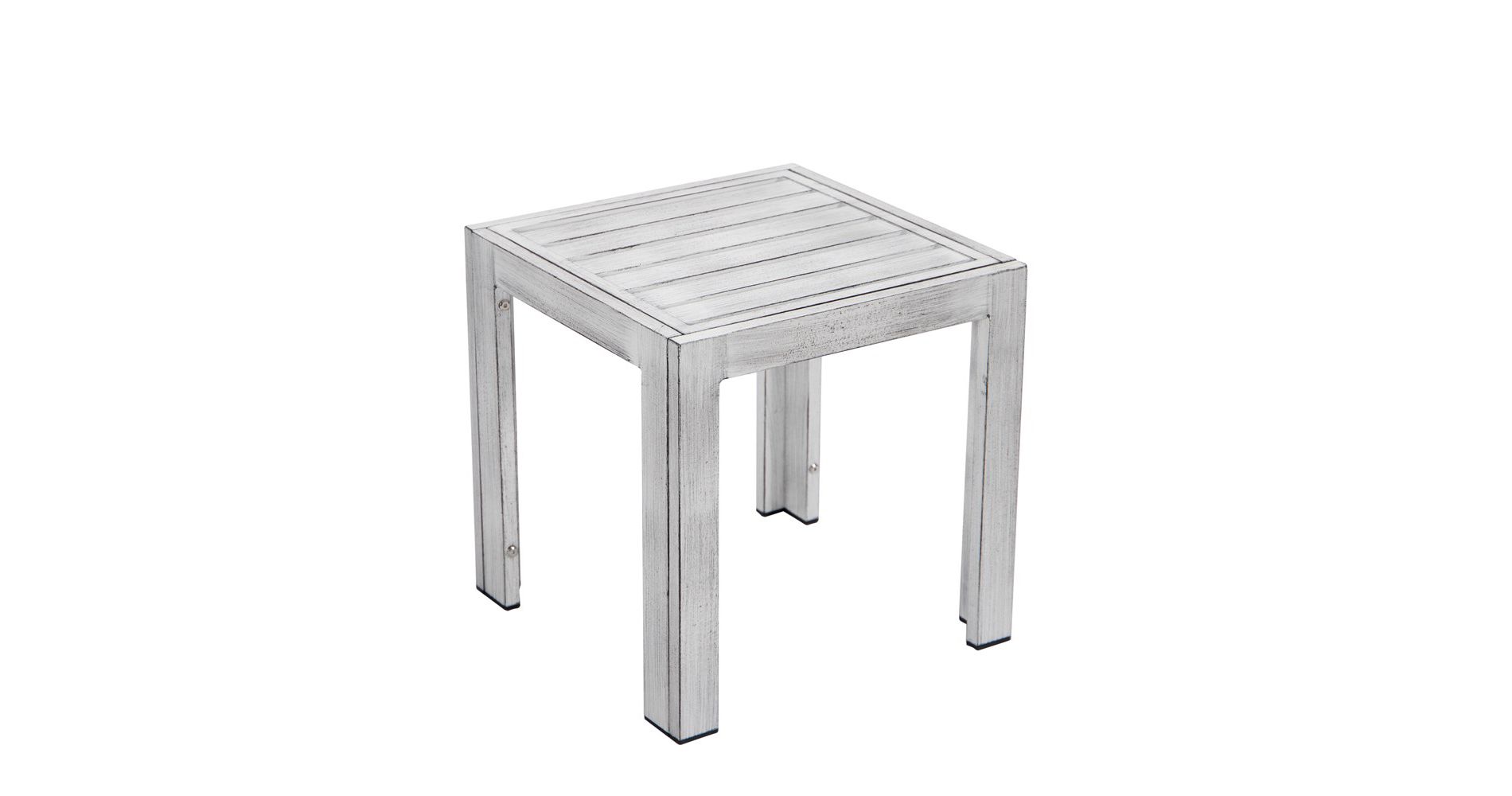 LeisureMod Modern Aluminum End Table for Indoor and Outdoor Use – Patio, Balcony, Garden, Porch, Poolside, Terrace Accent Table – Chelsea Series