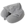 Twinkie 2 in 1 Travel Neck Pillow and Velvet Hoodie with Rest Neck Support and Eye Shield for Long Travels, Airplanes, Car Rides, Office - 2 of 4