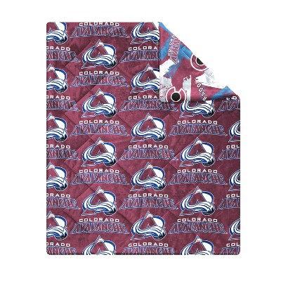 NHL Colorado Avalanche 50" x 60" Two Sided Plush Throw Blanket
