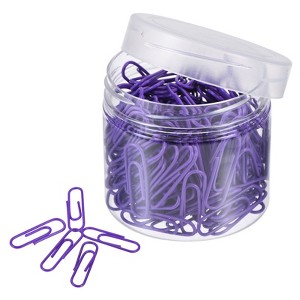 Unique Bargains Small Size Metal Prevent Tearing Pages Home Office Paper Clip 200 Pcs - 1 of 4
