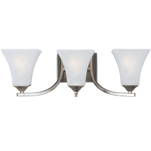 Maxim Lighting Aurora 3 - Light Vanity in  Satin Nickel - 1 of 1