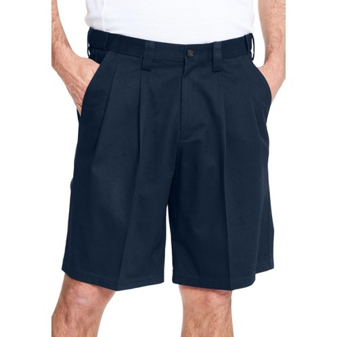 KingSize Mens Big & Tall Tall Wrinkle-Free Expandable Waist Pleat Front Shorts 