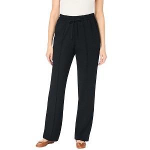 Woman Within Women's Plus Size Easy Going Knit Pant - 1 of 4
