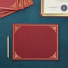 Best Paper Greetings 12 Pack Award Certificate Holder, Folder & Cover for Letter Size Documents, Files & Graduation Diploma, Red - 2 of 4