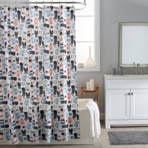 Cats Shower Curtain Moda At Home Target, Shower Curtains With Cats On Them