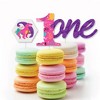 Big Dot of Happiness 1st Birthday Roar Dinosaur Girl - DIY Shaped ONEasaurus Dino First Birthday Party Cut-Outs - 24 Count - 3 of 4