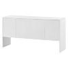 NicBex Elegant Buffet Cabinet with Storage Minimalist Style 60"L Sideboard Cabinet with 4 Doors and Rebound Device for Dining Room - 4 of 4