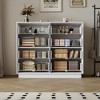 KTMBDW 8/9 Drawer Dresser, Wide Mid Century Modern Chest of Drawers,Wooden Bedroom Drawer Dresser with 8 Storage Drawers for Bedroom - 4 of 4