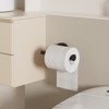 VEVOR Toilet Paper Holder, Fits Mega Rolls Size, Premium Stainless Steel Rustproof Material, Wall Mounted with Screws, Matte Black - 2 of 4