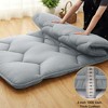 Foldable Futon Mattress Solid Color Floor Mattress Japanese Floor Bed Tatami Mattresses for Dorm Living Room - 3 of 4