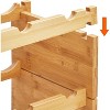 4 Tier Stackable Modular Wine Racks, 36 Bottles Wooden Wine Holder Display Shelves, Bamboo Wine Display Shelves, Wobble-Free Wine Holder - 3 of 4