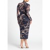 ELOQUII Women's Plus Size Mesh Midi Dress - 3 of 4
