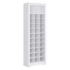 Alilang 24.40 Inch Tall 35-Cubby Storage Organizer with Open Shelf and Modern Design - White - 4 of 4