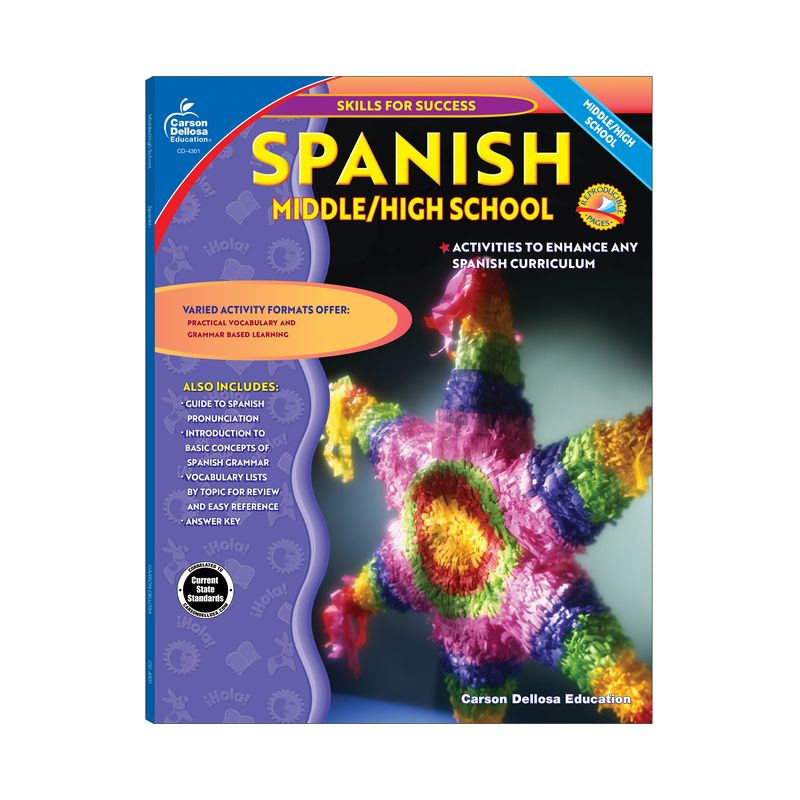 Spanish, Grades 6 - 12 - (Skills for Success) by  Downs (Paperback), 1 of 2