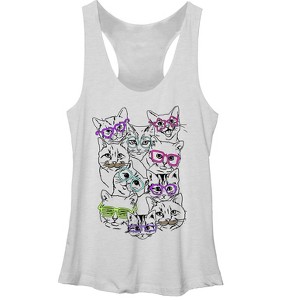 Women's Lost Gods Hip Cat Posse Racerback Tank Top - 1 of 3