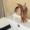 BWE Swan Single Hole Single-Handle Bathroom Vessel Sink Faucet With Pop Up Drain & Overflow Cover - 3 of 4