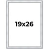 PosterPalooza | Classic Silver Picture Frame - UV Acrylic, Foam Board Backing, Hanging Hardware - 2 of 4