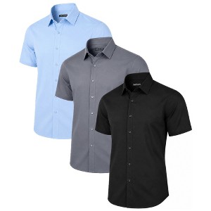 james tailor dress shirt Galaxy James Tailor Men's Slim Fit Long Sleeve Stretch Dress Shirt-3 Pack :  Target