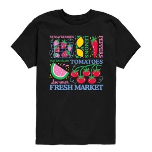 Boys' - Instant Message - Summer Fresh Market Short Sleeve Graphic T-Shirt - 1 of 4