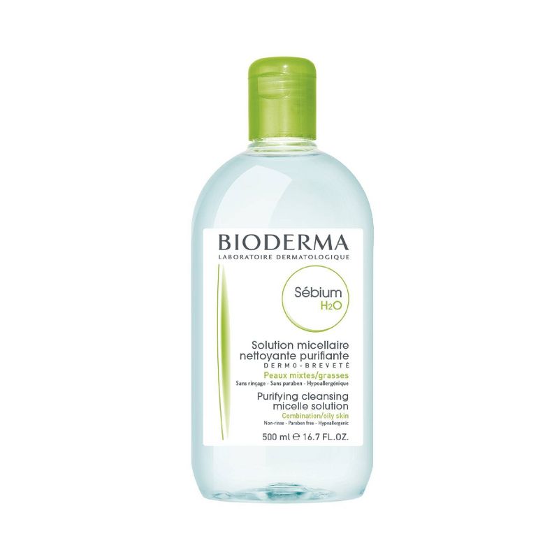 Bioderma Sebium H2O Micellar Water Makeup Remover - 16.7 fl oz, 1 of 5