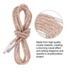 Unique Bargains Fashion Crystal Shoe Laces with Net for Sweatpants Shorts 4 Pcs - 3 of 4