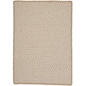 Colonial Mills Outdoor Houndstooth Tweed - Cuban Sand 2'x5' - 1 of 1