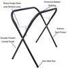 Heavy Duty Work Stand, Automotive Fenders Stand for Bumpers, Fenders, Doors & Hoods Works,Portable Workbench Folding Work Stand,750 Lbs Capacity - 4 of 4