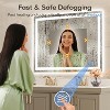 LED Mirror for Bathroom with Anti-Fog, 3 Colors Dimmable, Memory Function, Tempered Glass, ETL Listed, Wall-Mounted - 4 of 4