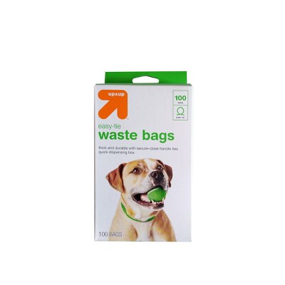 Fragrance Free Dog Waste Disposal Easy-Tie Handle Bags - 100ct - up & up™