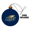 Nova Southeastern University Primary Logo Wood Christmas Tree Holiday Ornament - 2 of 4