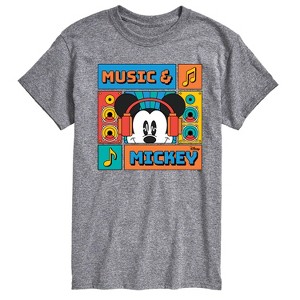 Men's - Disney - Music And Mickey Short Sleeve Graphic T-Shirt - 1 of 4