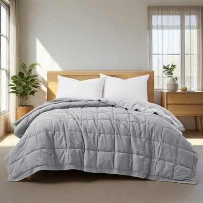 Peace Nest Oversized Reversible Microfiber Bedding Blankets, Lightweight and Soft with Satin Trim
