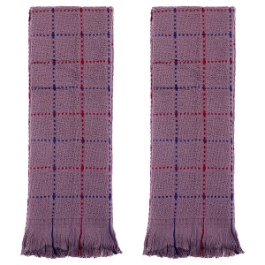REGALWOVEN Kitchen Hotel Spa Cotton Soft Absorbent Farmhouse Decorative Hand Towel 13" x 29" 2 Pcs - 1 of 4