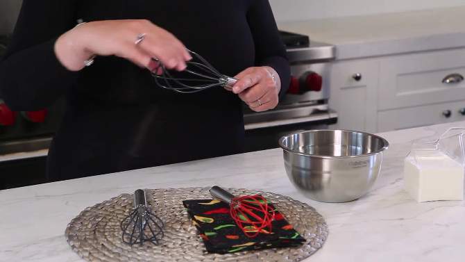 Cuisinart 12&#34; Black Silicone Wrapped Whisk, 2 of 6, play video