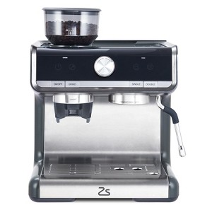Espresso Machine, 20 Bar Coffee Maker with Milk Frother Steam Wand, Semi-Automatic Coffee Machine for Latte, Cappuccino, Fast Heating, Stainless Steel - 1 of 4