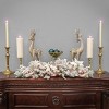National Tree Company 36" Frosted Colonial Mantle Swag with LED Lights - 2 of 4