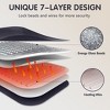 Inhand Heated Weighted Blanket - 13 lbs (50” x 60”) Large, Cozy and Soft Flannel, Fast Heat Throw Blanket with Auto Shut-Off Timer - 4 of 4