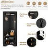 Minimalist Corner Hall Tree, Black, 29.5�W*71.6�'H - 2 of 3