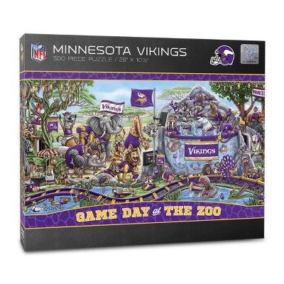 NFL Minnesota Vikings Game Day at the Zoo 500pc Puzzle