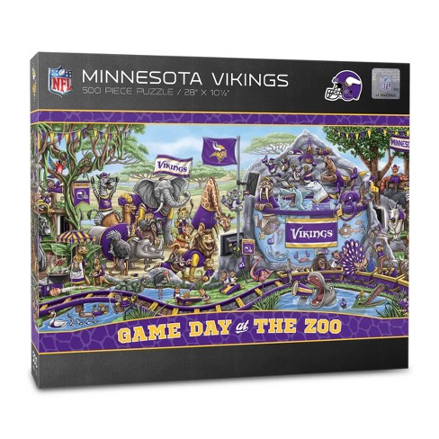 Nfl Minnesota Vikings Game Day At The Zoo 500pc Puzzle : Target