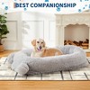 COZONY Large Dog Bed 71"x 45"x 12" – Washable Pet Bed with Faux Fur Bolster, Removable Cover, Calming Plush Cat & Puppy Bed with Non-Slip Bottom - 2 of 4